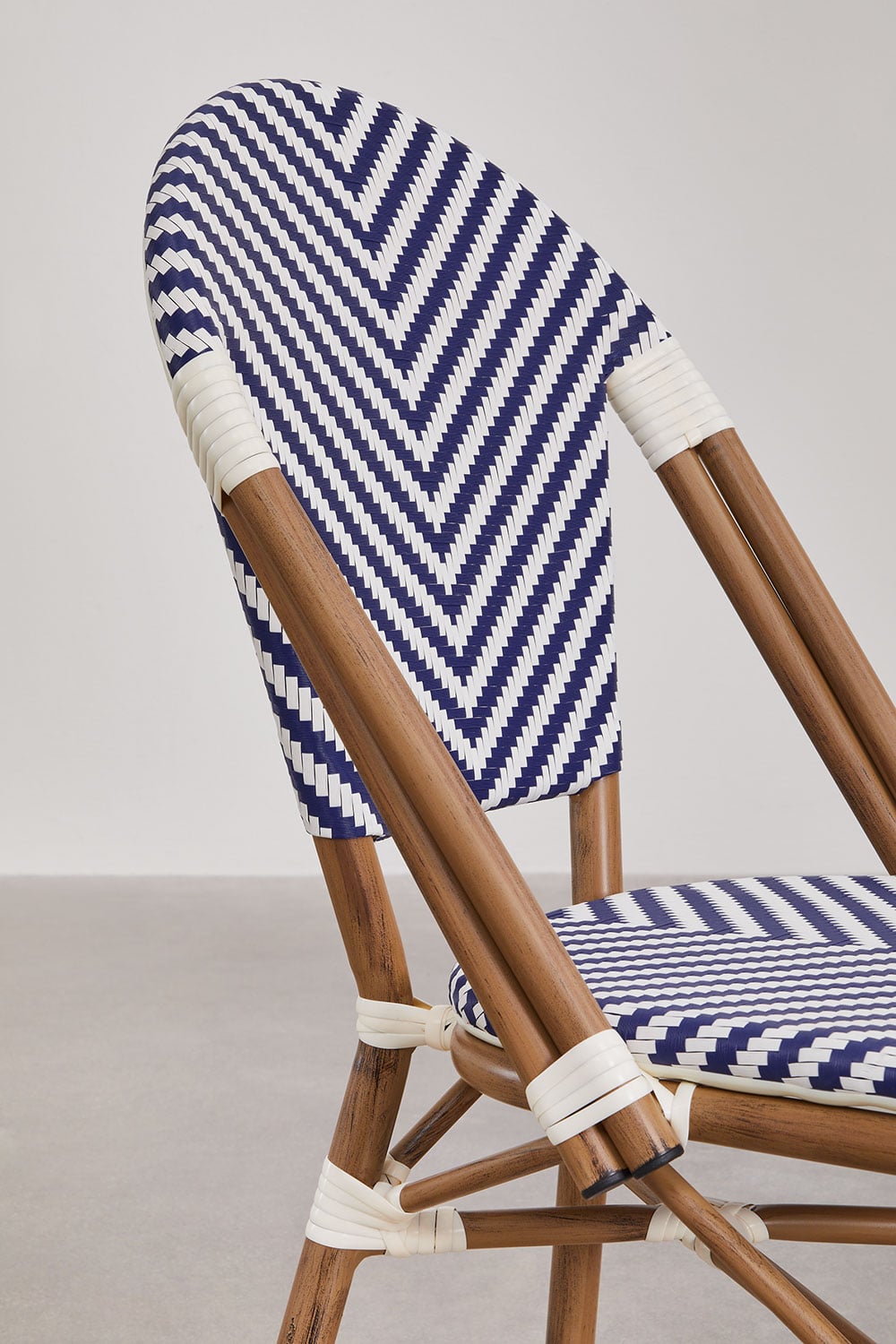 Outdoor Chair Set ARCO, Blue Ken - Gardenia white