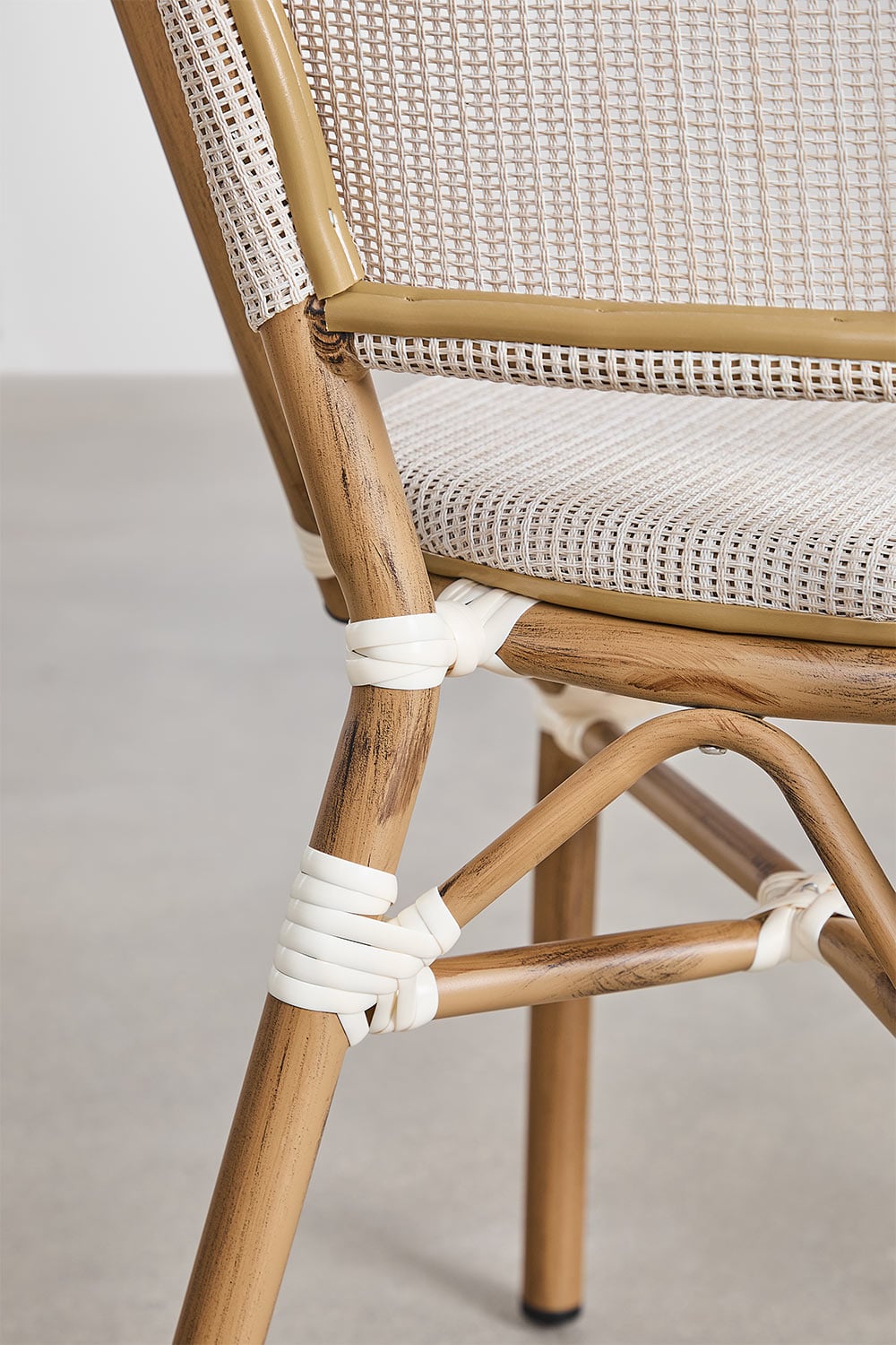 Outdoor chair ARCO Bistro, Gardenia White