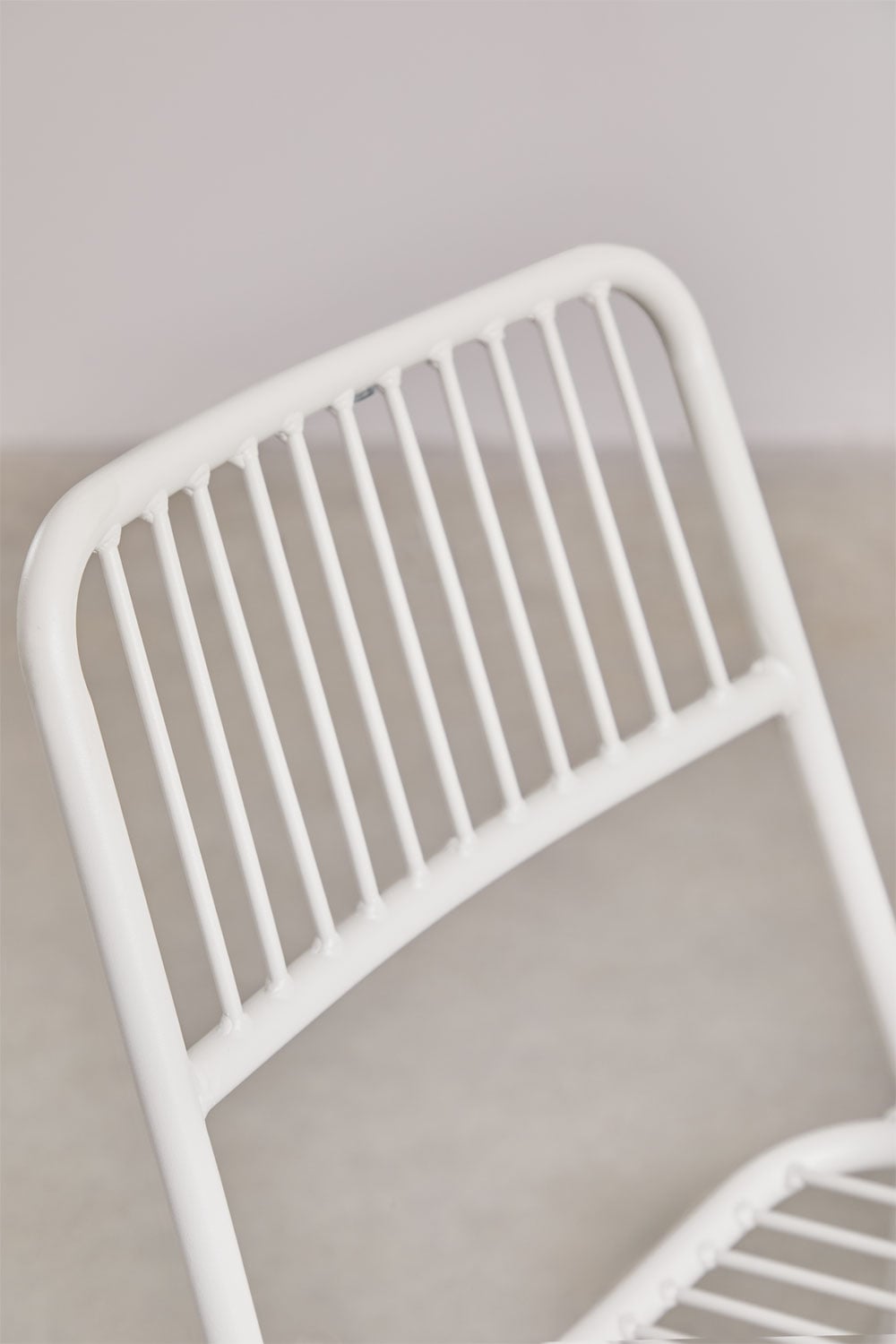 ALERO Steel Outdoor Chair, White