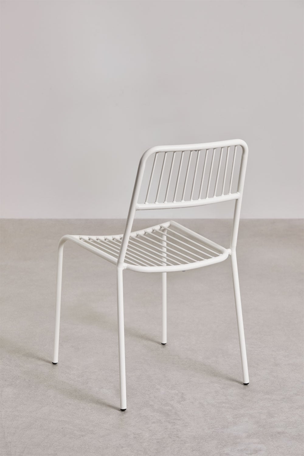 ALERO Steel Outdoor Chair, White