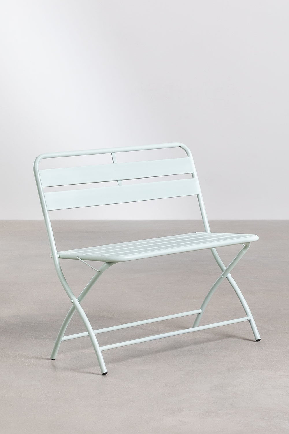 Folding Bench COLORO, Ice Blue