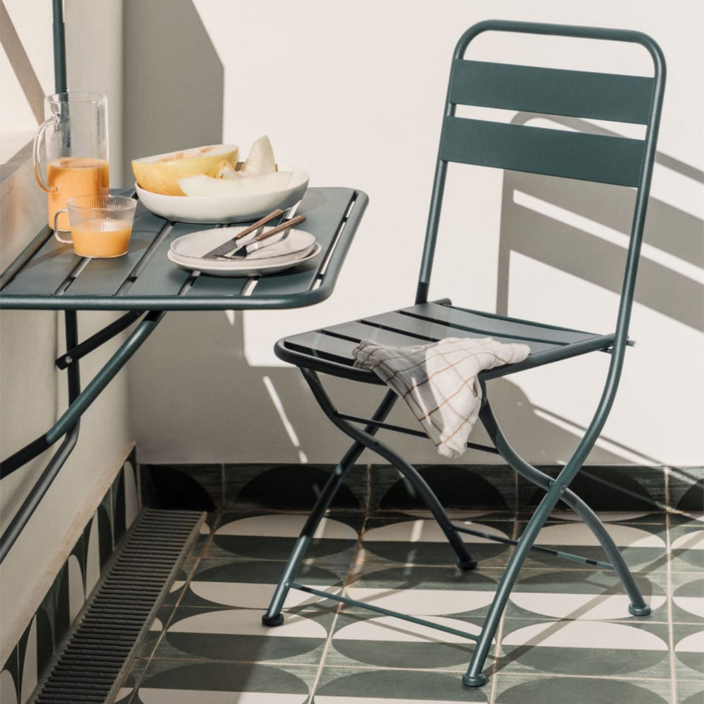 Folding chair COLORO, green