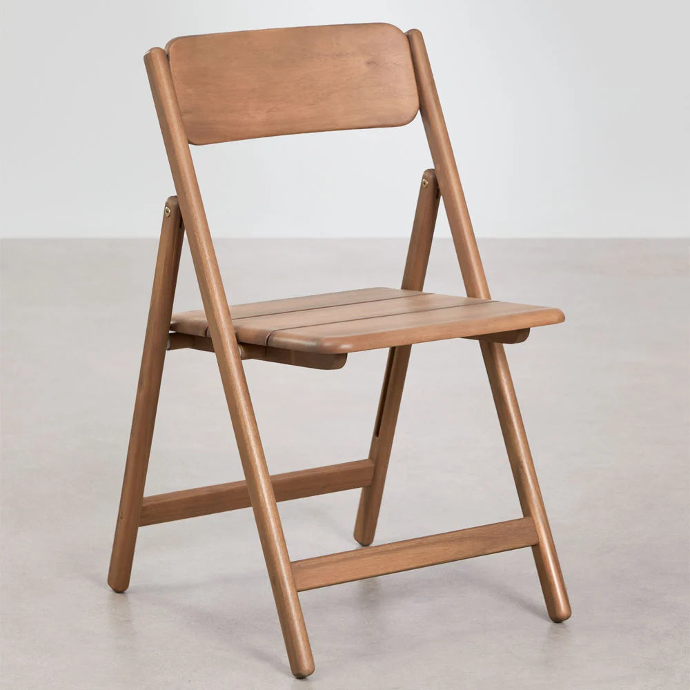 Outdoor chair ZAYMA, acacia brown