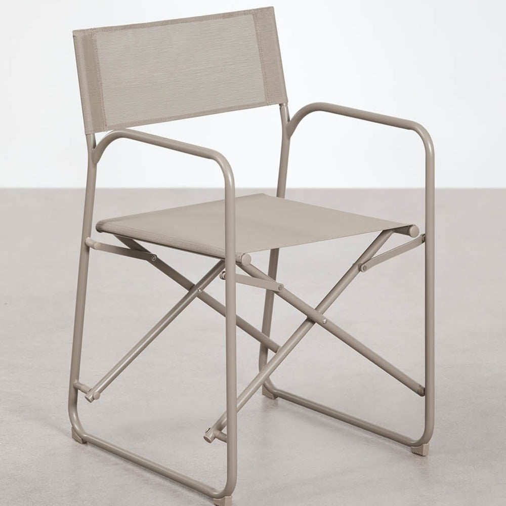 Folding chair ALUNAS, mocha brown