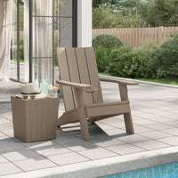 Sodo adirondack kėdė, šviesiai ruda, 75x88,5x89,5cm, PP - Namų Idėja