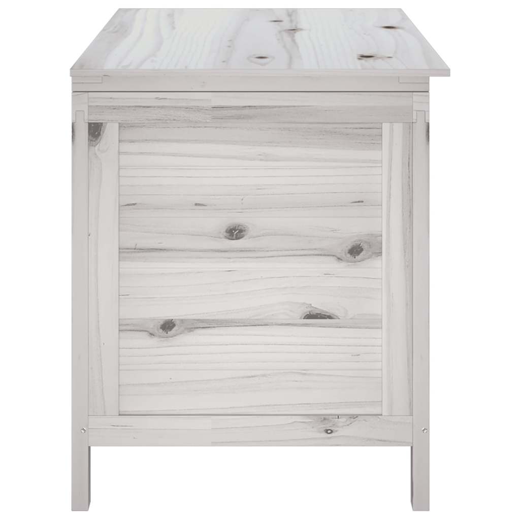 Sodo daiktadėžė, balta, 99x49,5x58,5cm, eglės medienos masyvas - Namų Idėja