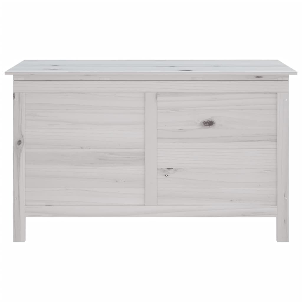 Sodo daiktadėžė, balta, 99x49,5x58,5cm, eglės medienos masyvas - Namų Idėja