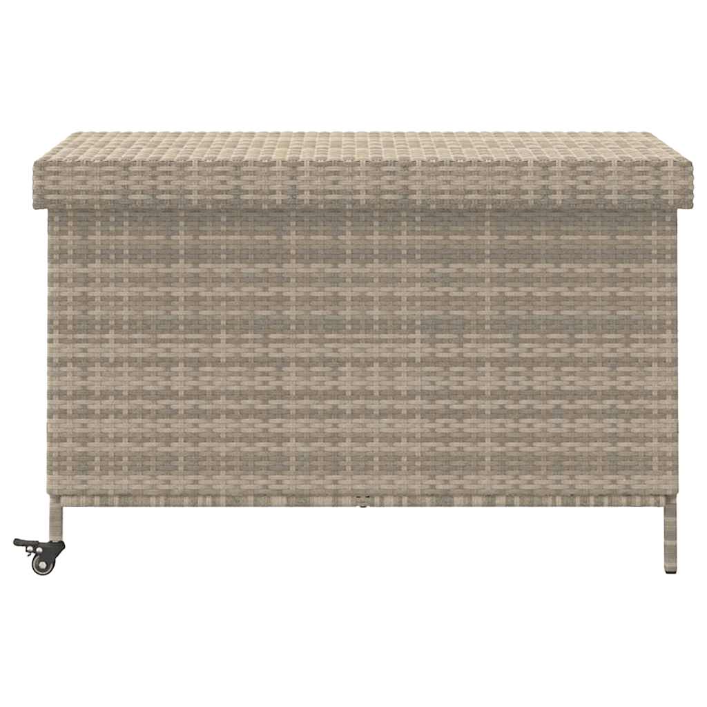 Sodo daiktadėžė su ratukais, šviesiai pilkos sp., 110x55x73cm - Namų Idėja