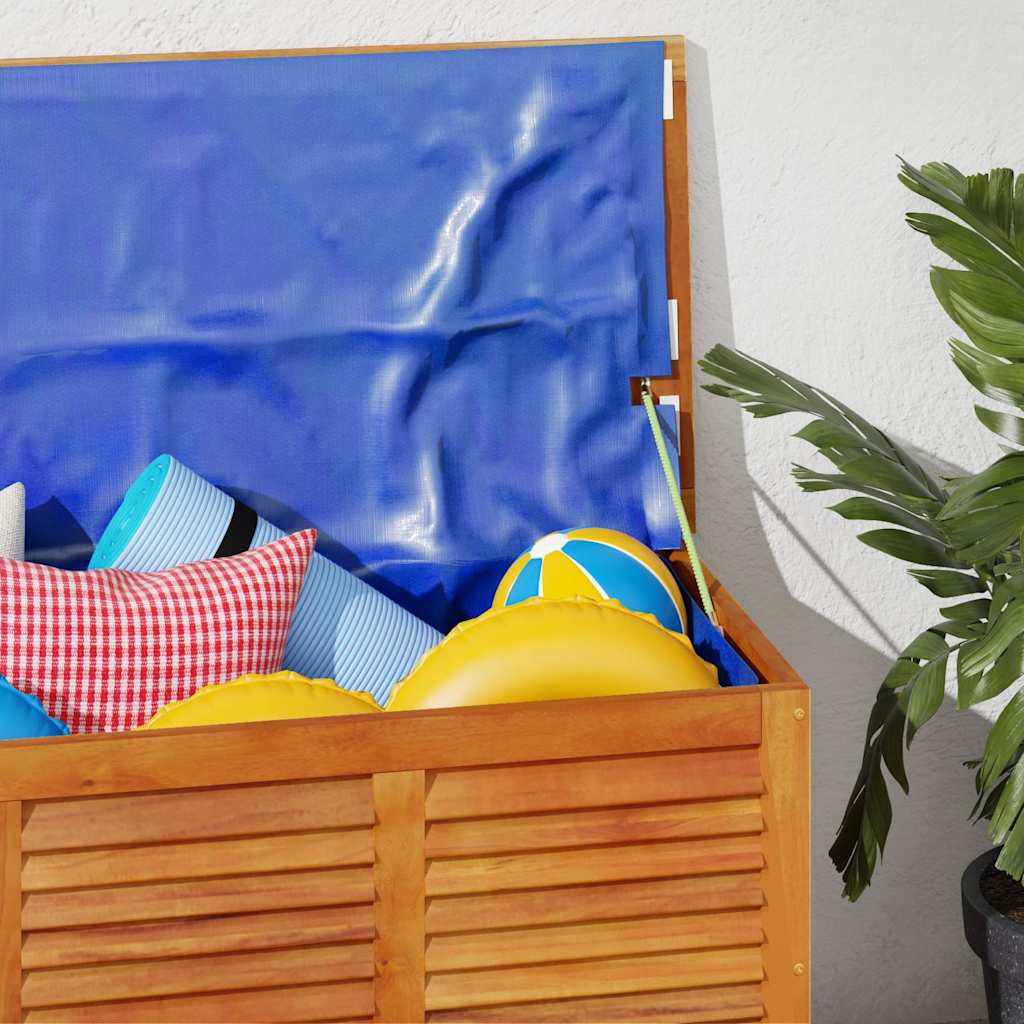 Sodo daiktadėžė su žaliuzėmis, 113x50x56cm, akacijos masyvas - Namų Idėja