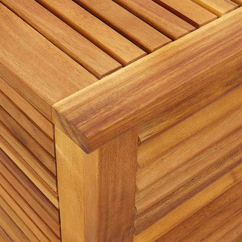 Sodo daiktadėžė su žaliuzėmis, 150x50x56cm, akacijos masyvas - Namų Idėja