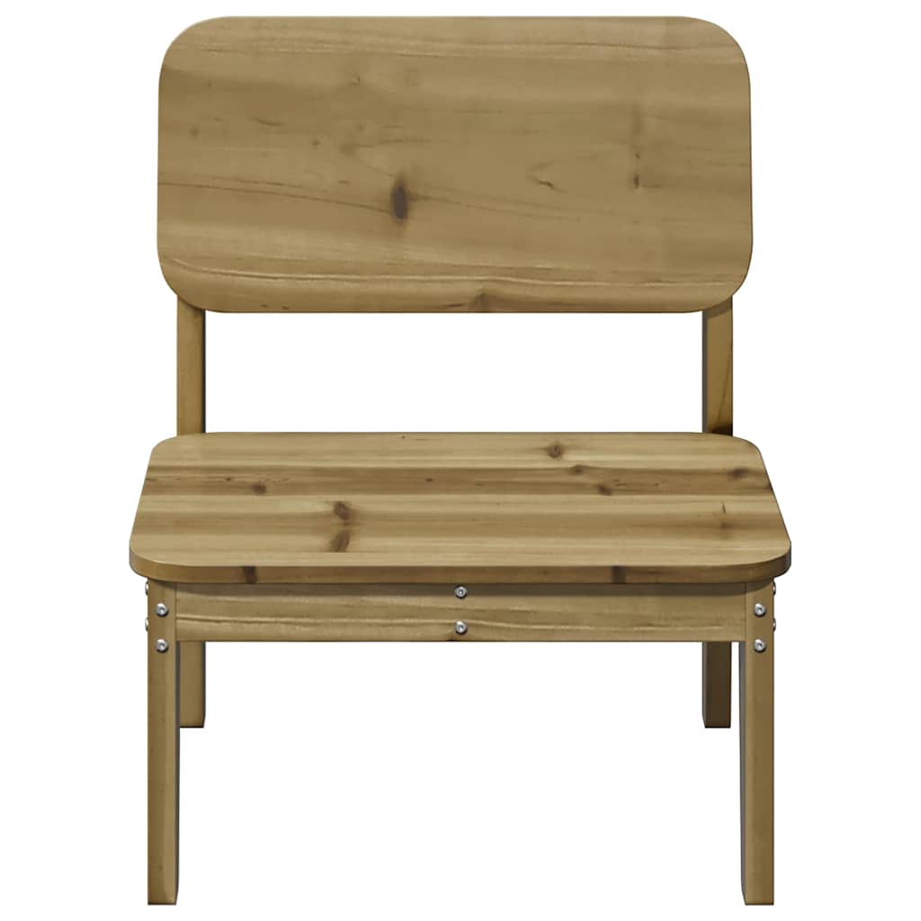 sodo kėdės 2 vnt 60x52,5x72 cm impregnuotos medienos pušis - Namų Idėja