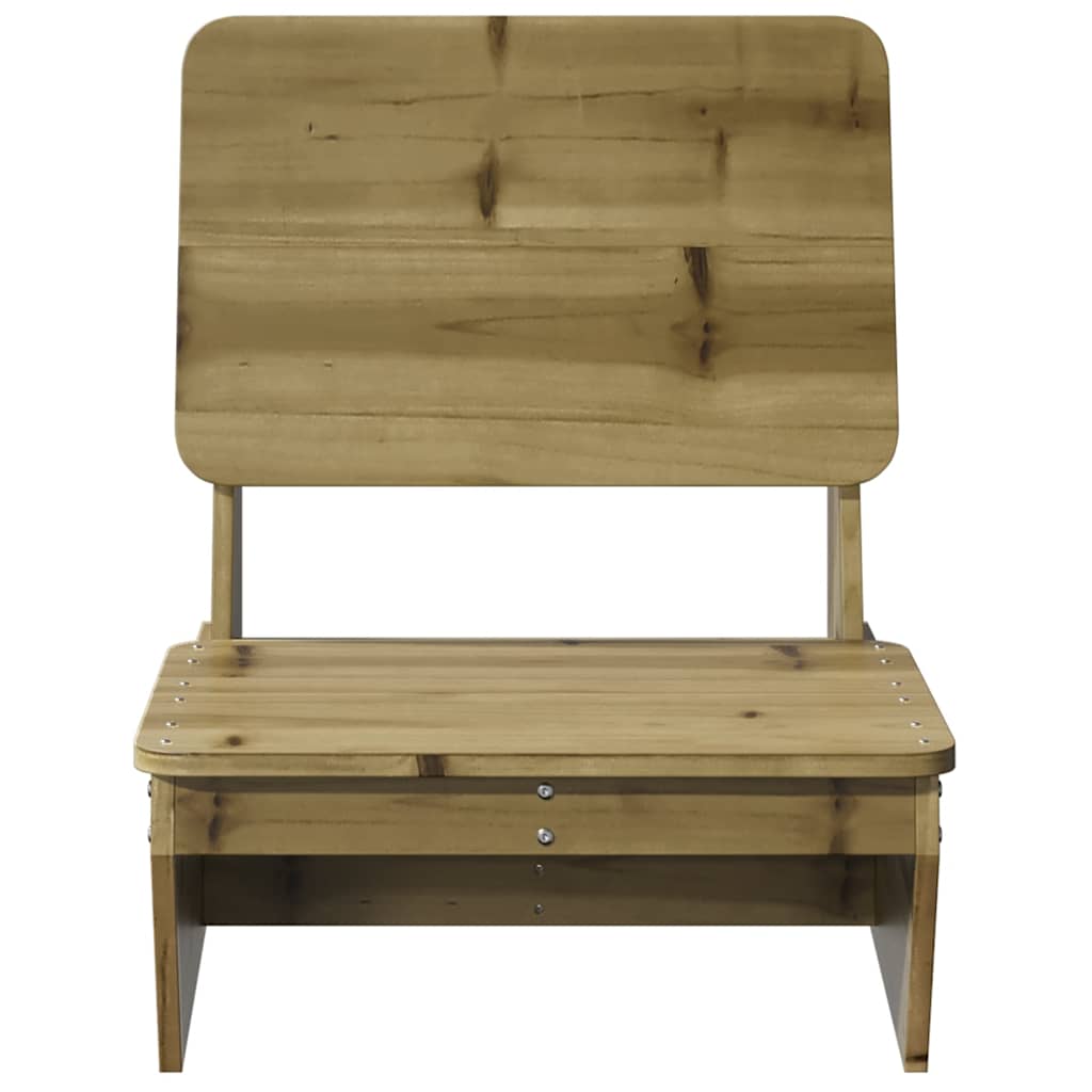 sodo kėdės 2 vnt 60x64x70,5 cm impregnuotos medienos pušis - Namų Idėja