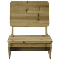 sodo kėdės 2 vnt 60x64x70,5 cm impregnuotos medienos pušis - Namų Idėja