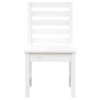 Sodo kėdės 2vnt. baltos 50x48x91,5cm pušies medienos masyvas - Namų Idėja
