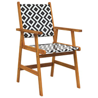 Sodo kėdės, 6vnt., akacijos medienos masyvas (3x316249) - Namų Idėja