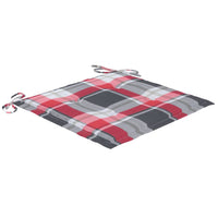 Sodo kėdės su pagalvėlėmis, 2vnt., tikmedžio masyvas ir plienas - Namų Idėja
