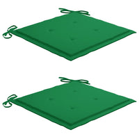 Sodo kėdės su pagalvėlėmis, 2vnt., tikmedžio medienos masyvas - Namų Idėja