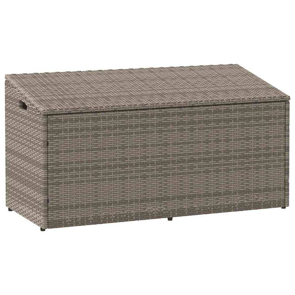 Sodo laikymo dėžutė Pilka 110x50x58 cm polietileno rotango - Namų Idėja