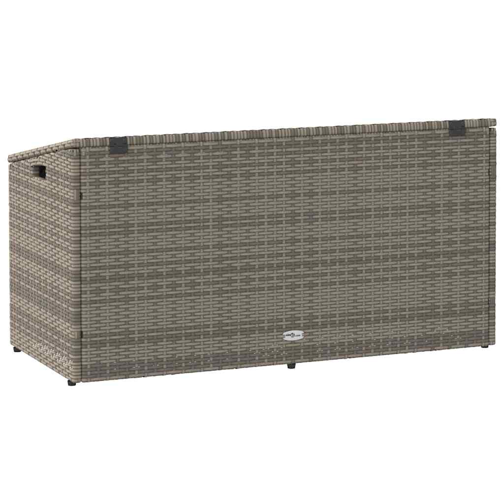 Sodo laikymo dėžutė Pilka 110x50x58 cm polietileno rotango - Namų Idėja