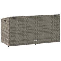 Sodo laikymo dėžutė Pilka 110x50x58 cm polietileno rotango - Namų Idėja