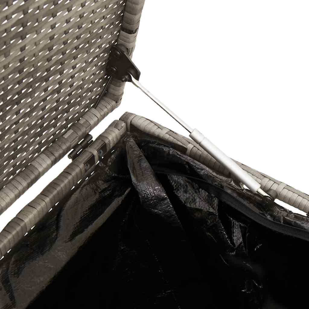 Sodo laikymo dėžutė Pilka 110x50x58 cm polietileno rotango - Namų Idėja