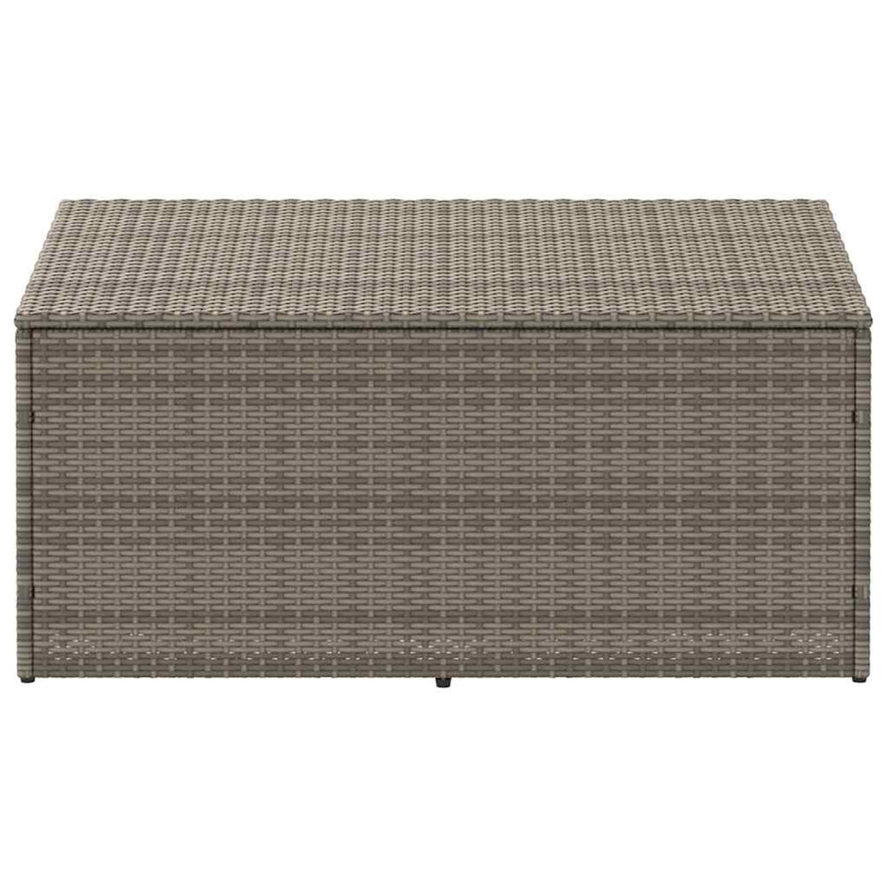 Sodo laikymo dėžutė Pilka 110x50x58 cm polietileno rotango - Namų Idėja