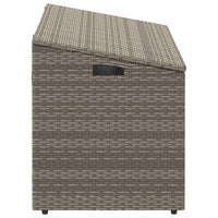 Sodo laikymo dėžutė Pilka 110x50x58 cm polietileno rotango - Namų Idėja