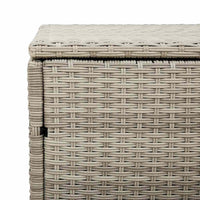 sodo laikymo dėžutė šviesiai pilka 110x50x58 cm poliratanas - Namų Idėja