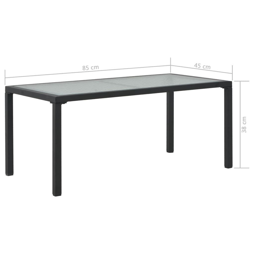 Sodo poilsio baldų komplektas su pag., 3d., pilk. sp., polir. - Namų Idėja