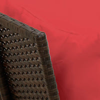 sodo sofa su pagalvėlėmis, ruda, poliratanas - Namų Idėja