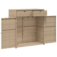 Sodo spintelė daiktams, pilka, 105x55x113cm, poliratanas - Namų Idėja