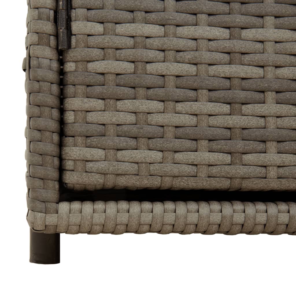 Sodo spintelė daiktams, pilka, 110x55x60,5cm, poliratanas - Namų Idėja