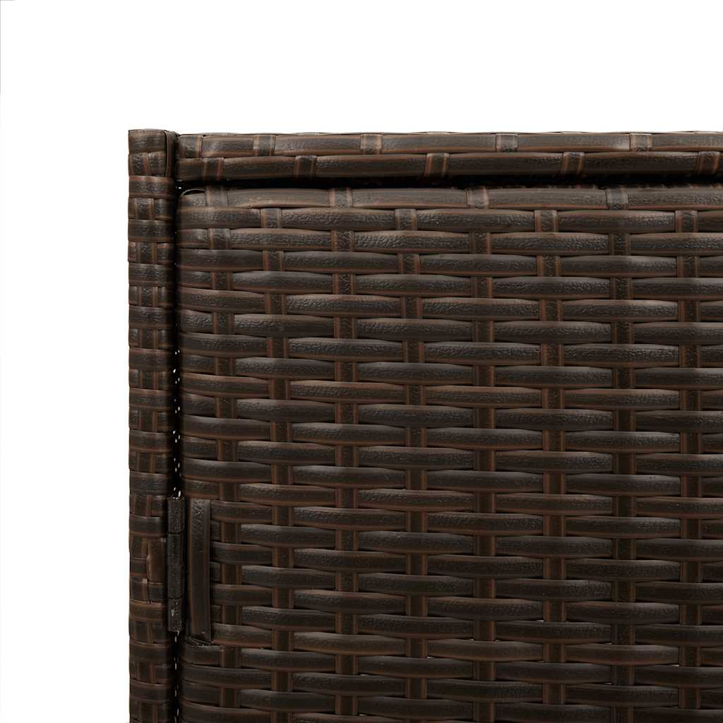 Sodo spintelė daiktams, ruda, 83x45x76cm, poliratanas - Namų Idėja