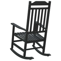Sodo Supamasis Krėslas Juodas 65x84x114 cm HDPE - Namų Idėja