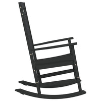 Sodo Supamasis Krėslas Juodas 65x84x114 cm HDPE - Namų Idėja