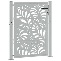sodo vartai 105x130cm atmosferos poveikio plieno bangų dizainas - Namų Idėja
