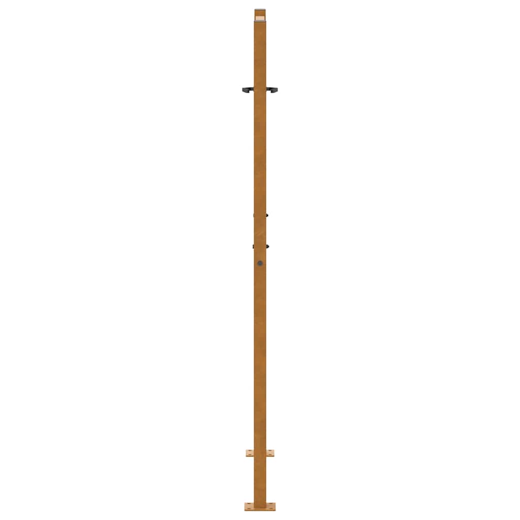 sodo vartai 105x155cm atmosferos poveikio plieno bangų dizainas - Namų Idėja