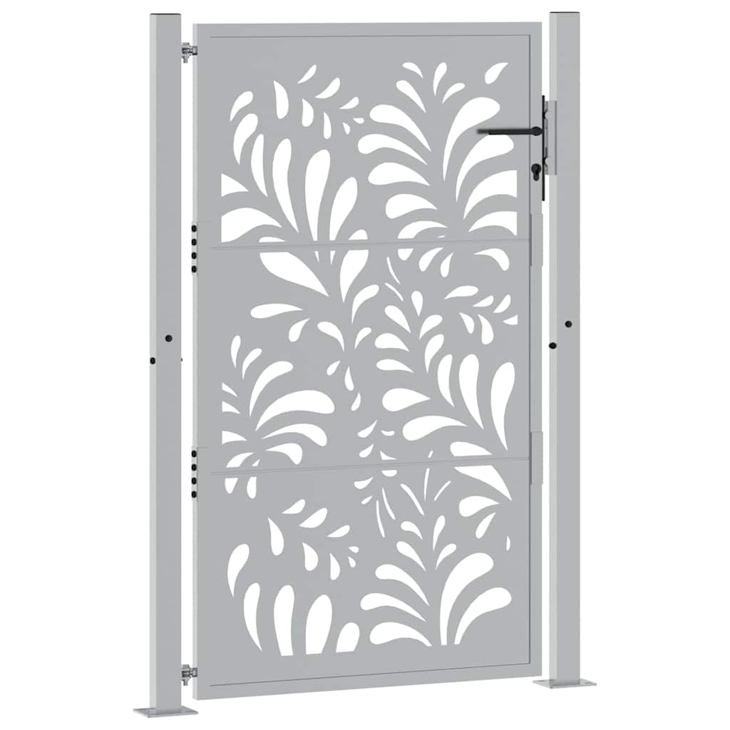 sodo vartai 105x155cm atmosferos poveikio plieno bangų dizainas - Namų Idėja