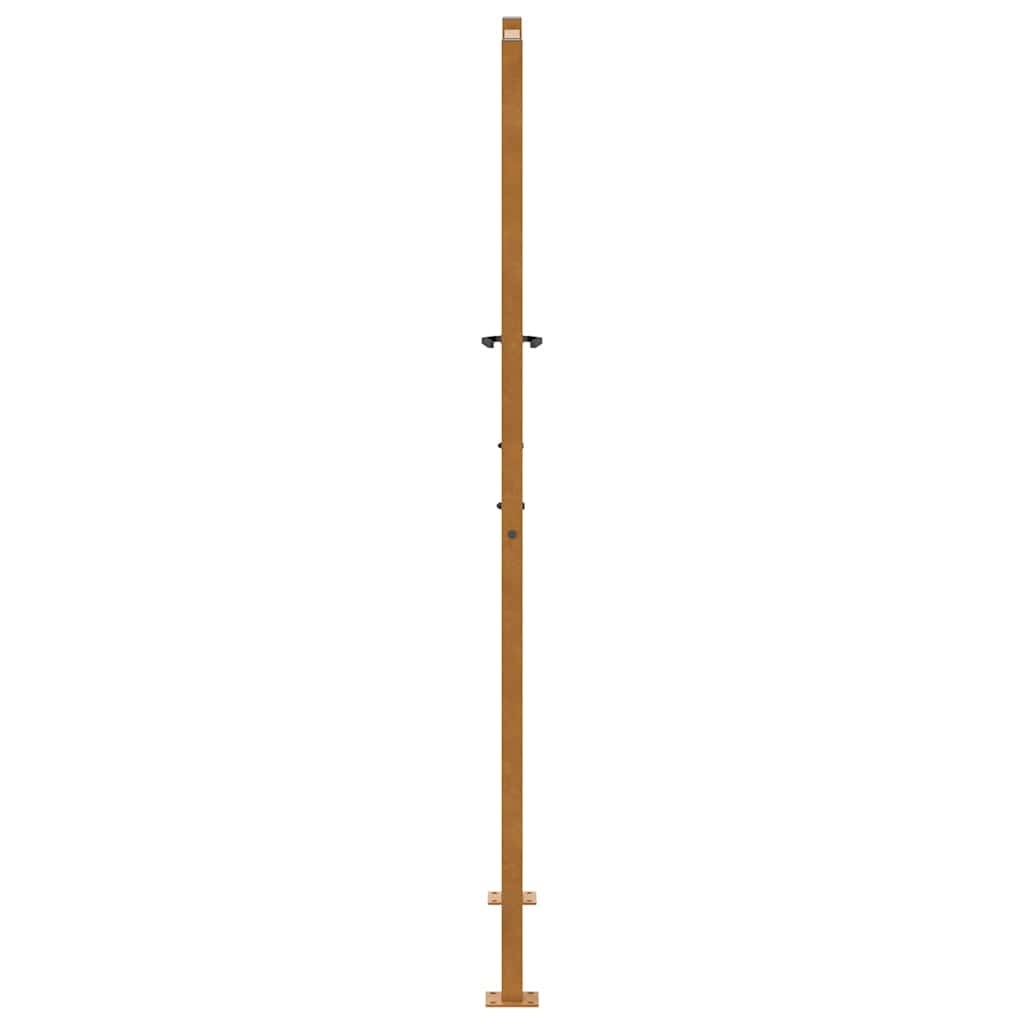 sodo vartai 105x180 cm atmosferos poveikiui atsparaus plieno - Namų Idėja