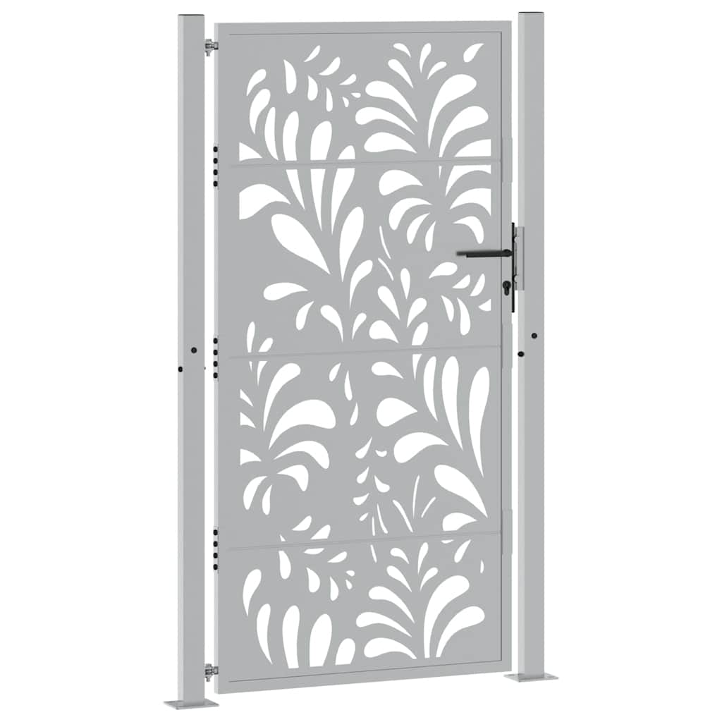 sodo vartai 105x180cm atmosferos poveikio plieno bangų dizainas - Namų Idėja