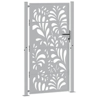 sodo vartai 105x180cm atmosferos poveikio plieno bangų dizainas - Namų Idėja
