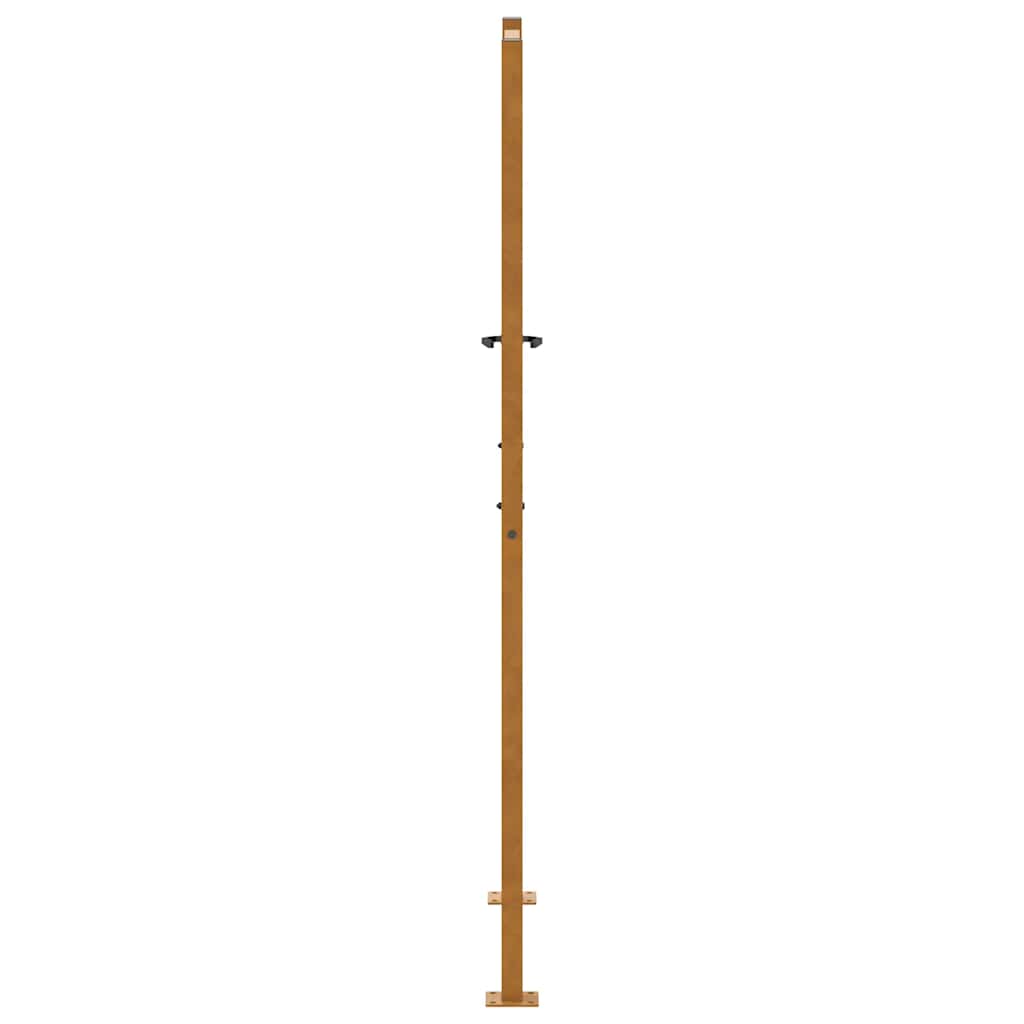 sodo vartai 105x180cm atmosferos poveikio plieno bangų dizainas - Namų Idėja