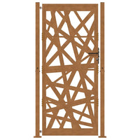 sodo vartai 105x205 cm atsparus atmosferos poveikiui plieno - Namų Idėja