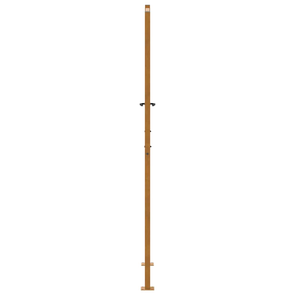 sodo vartai 105x205cm atmosferos poveikio plieno bangų dizainas - Namų Idėja