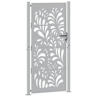sodo vartai 105x205cm atmosferos poveikio plieno bangų dizainas - Namų Idėja