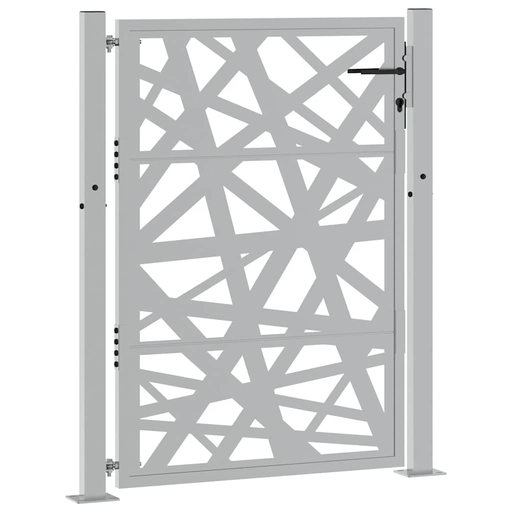 Sodo vartai Atsparios oro sąlygoms plieno šviesos dizainas - Namų Idėja