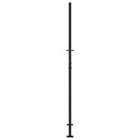 sodo vartai juodi 105x205 cm plieno pėdsakų dizainas - Namų Idėja