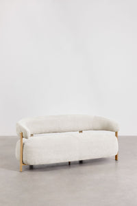 Dvivietė sofa DZOLI šviesiame svetainės interjere