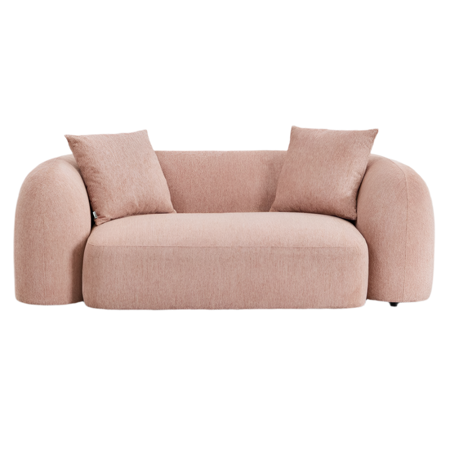 Dvivietė sofa LUCIA, rausva