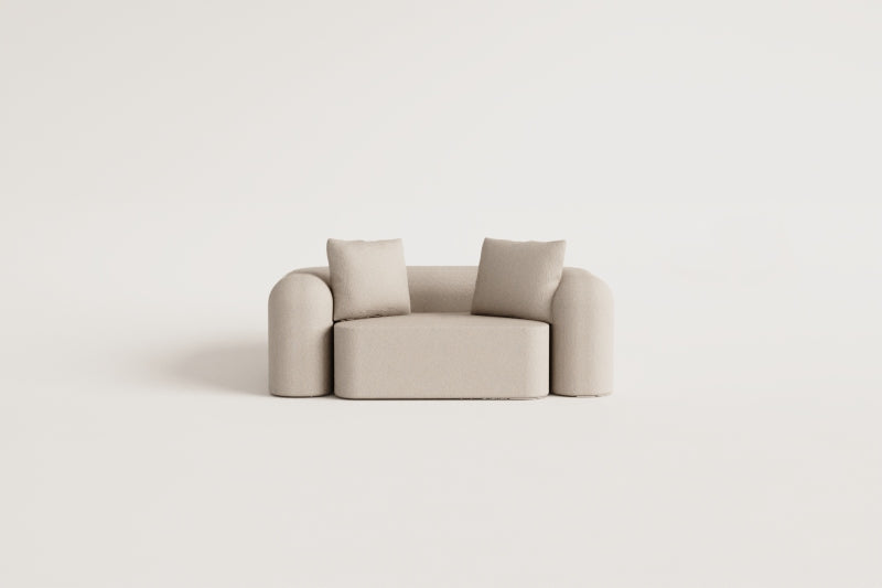 Dvivietė sofa LUCIA, pilka
